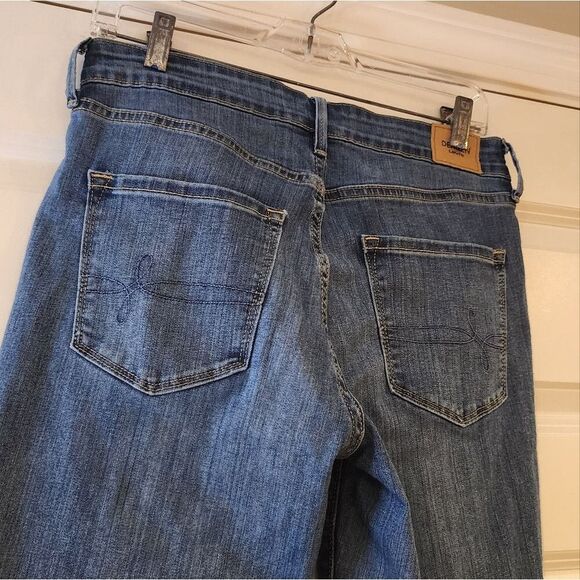 Denizen Levi's mid rise destructed style skinny jeans 10S - Picture 4 of 5